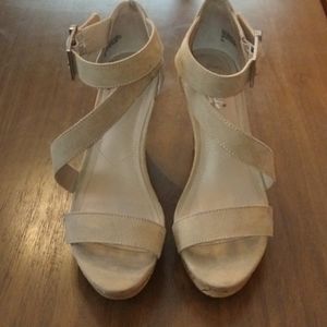 Charles by Charles David Cork wedge heels